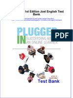 Full Plugged in 1St Edition Joel English Test Bank Online PDF All Chapter