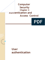 Authentication and Authorization Chapter Five