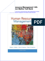 Full Human Resource Management 14Th Edition Mathis Test Bank Online PDF All Chapter