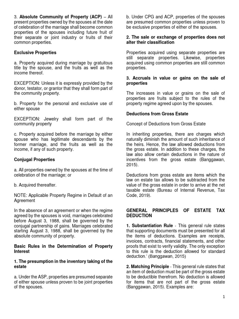 Business Tax | PDF | Estate Tax In The United States | Tax Deduction