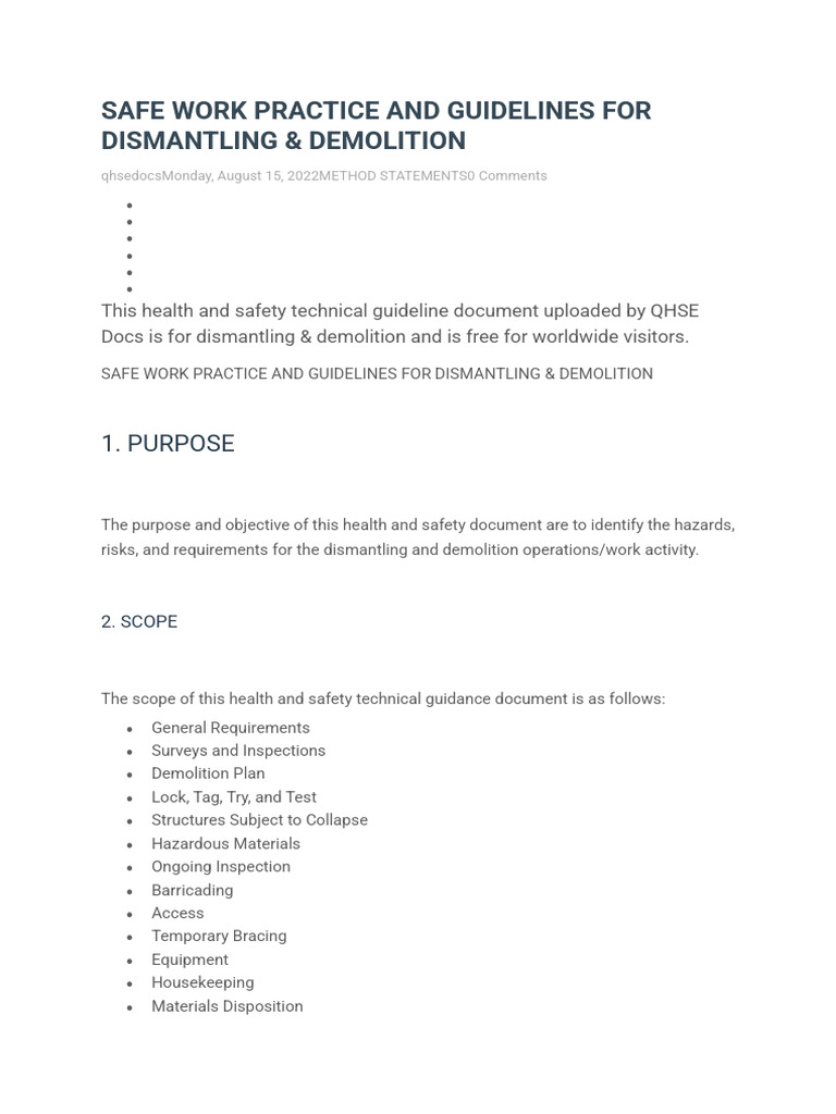 Demolition Safety Guidelines and Practices | PDF | Demolition | Asbestos