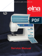 Elna 6200 Sewing Machine Service Manual