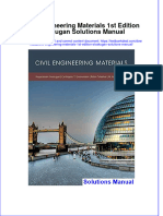Full Civil Engineering Materials 1St Edition Sivakugan Solutions Manual Online PDF All Chapter