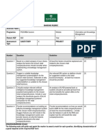 Intro and Knowledge Case Study Rubic