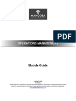 Generic - Operations Management COURSE