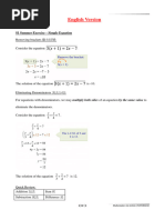 Solving Equations Worksheet | PDF | Mathematical Concepts ...