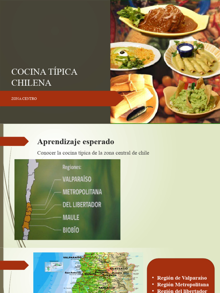 Cocina Típica de la Zona Central de Chile | PDF | Vegetales | Carne