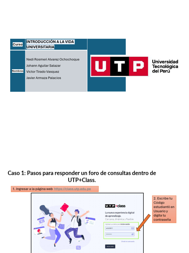 Guía para UTP+Class y UTP+Portal | PDF | Crecimiento personal y ...