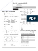 664d9ad6998dfb001894f9c6_##_Determinants _ JEE Advanced Practice Sheet __ Lakshya JEE 2025