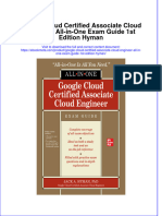 Download full ebook of Google Cloud Certified Associate Cloud Engineer All In One Exam Guide 1St Edition Hyman online pdf all chapter docx 