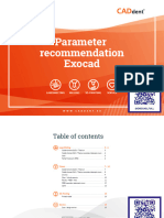 Parameter Recommendation Exocad - @exocad - Full