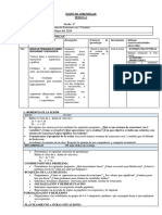 Sesión de Aprendizaje 5° Año Sistema Ec. 2 Variables