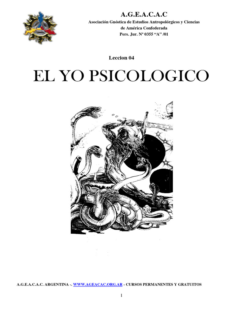 El YO Psicologico | PDF | Amor | Yo
