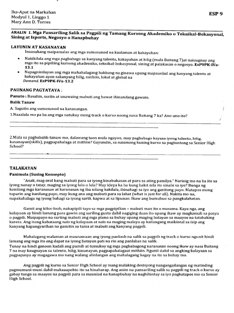 Esp 9 | PDF