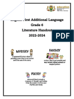 Grade 6 Efal Literature Handout 2024