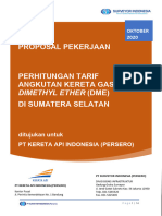 Draft Proposal Perhitungan Tarif Angkutan Kereta Gas DME Di Sumatera 4