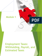 Module 2 Slides - Employment Taxes