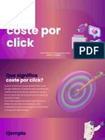 Presentación Diapositivas Marketing Negocio Creativa 3D Morada Multicolor