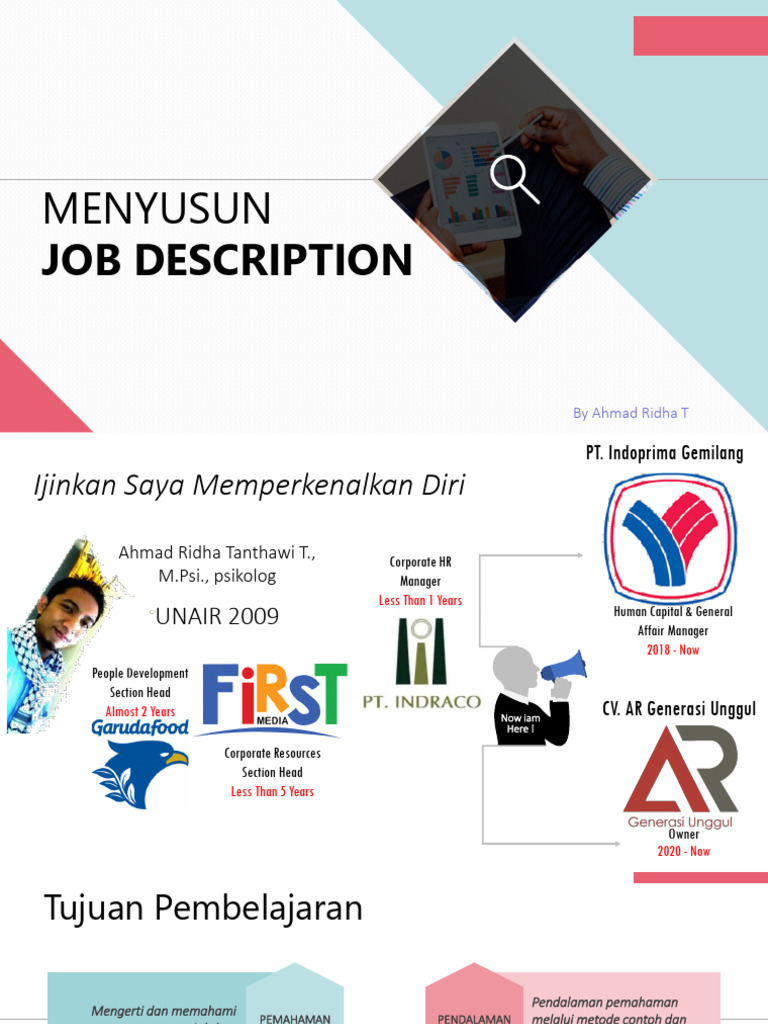 Job Description - Ridho | PDF