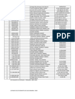 Estudiantes de Roman Primaria y Secundaria 2020