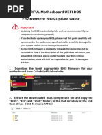 COLORFUL Motherboard UEFI DOS Environment BIOS Update Guide