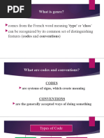 Action Genre Codes and Conventions | PDF