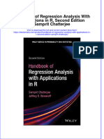 Full Ebook of Handbook of Regression Analysis With Applications in R Second Edition Samprit Chatterjee Online PDF All Chapter
