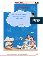 Formato de Plan Tutorial de Aula 2024 Ie VP CTGCDCX