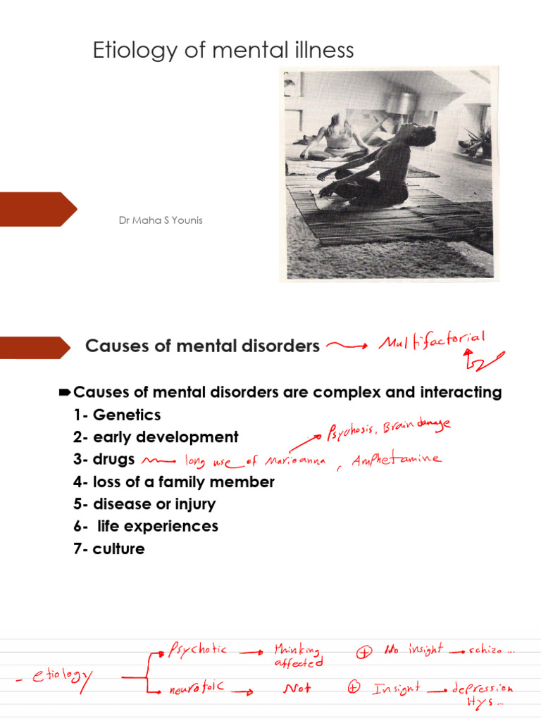 2 Etiology of Mental Illness | PDF | Mental Disorder | Anxiety Disorder