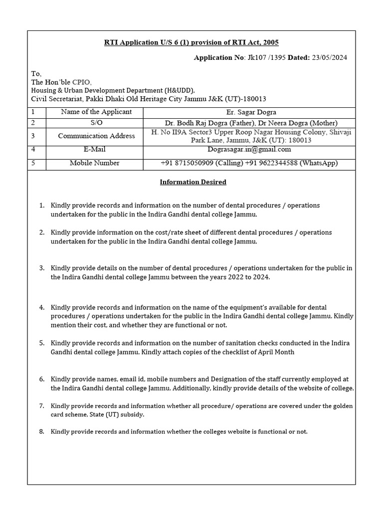 Rti application electric devision pdf justice crime violence