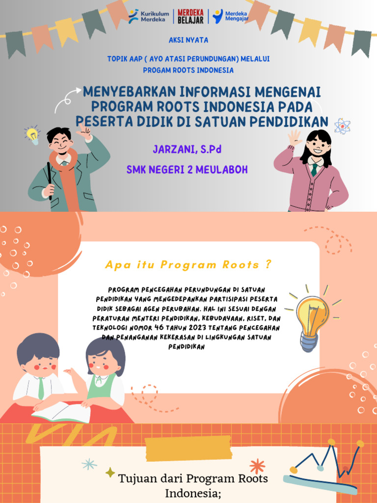 Program Roots Indonesia: Cegah Bullying | PDF | Karier & Perkembangan ...