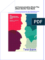 Full Interpersonal Communication Book The 14Th Edition Devito Test Bank Online PDF All Chapter