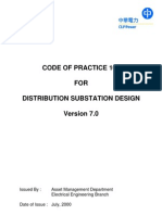 Distribution Substation Design Code of Practice
