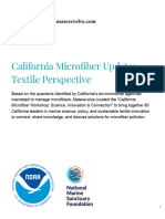 California Microfiber Update Textile Perspective - Proceedings of The 2020 California Microfiber Workshop