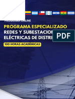 Temario Programa Redes y Subestacioneas Electricas de Distribucion