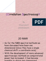 Rrelation Pectroscop: by Shyamala.R 20009305045