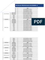 Apertura de Horario Escuelas Verano