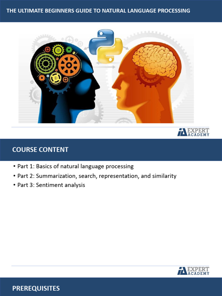 The Ultimate Beginners Guide To Natural Language Processing | PDF ...