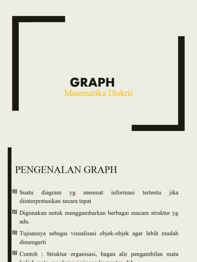 Pengenalan dan Dasar-Dasar Graf | PDF