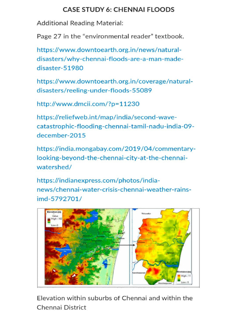 Case Study 5 Flood Pdf Flood Groundwater