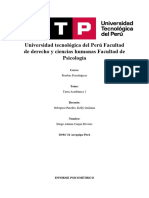 TA1 pruebas psicologica II  TRABAJO