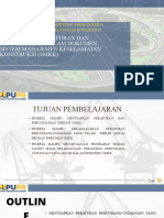 1. Modul 1 - Menerapkan Peraturan Dan Perundangan Sistem Manajemen Keselamatan Konstruksi