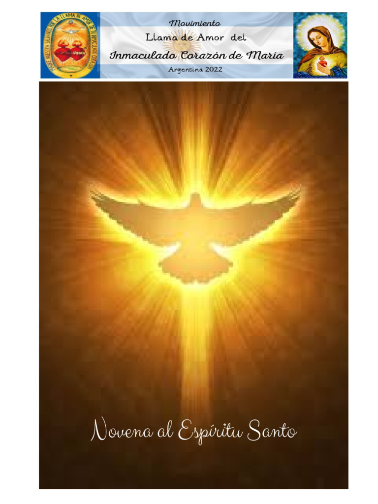 NOVENA AL ESPIRITU SANTO PDF espíritu Santo Cristo (título)