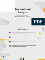 Differential Cost Analysis