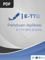 Panduan E-TTD BPS untuk Penandatanganan | PDF | Komputer