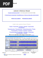 Audacity Manual