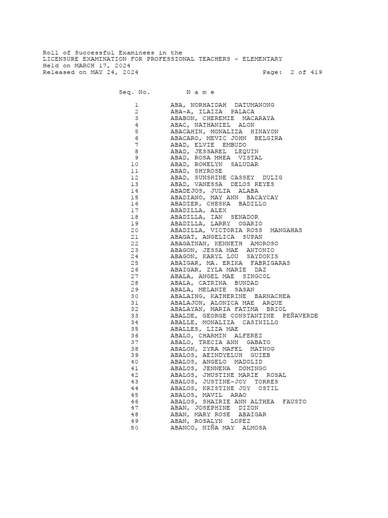Licensure examination for professional teachers elementary pdf