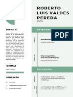 Currículum Roberto Valdés