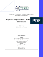 Reporte de Prácticas - Variadores de Frecuencia