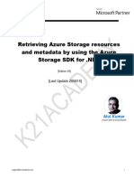 Retrieving Azure Storage Resources and Metadata by Using The Azure